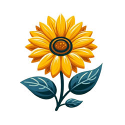 Imagen decorativa de un girasol